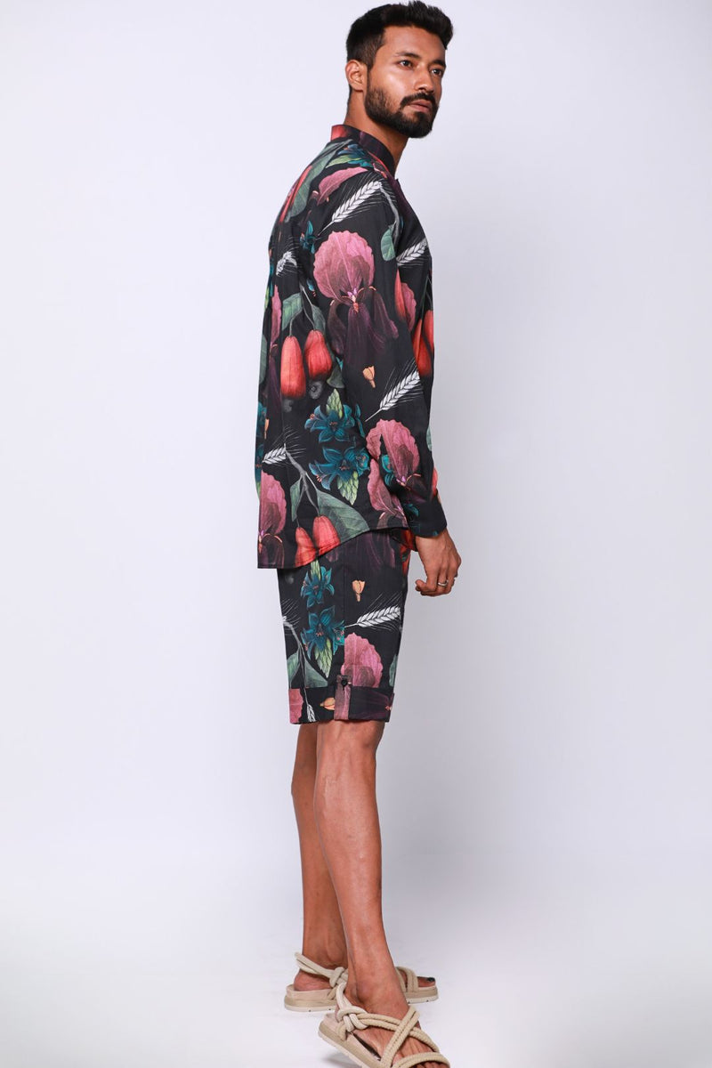 IRIS WHEAT STAND COLLAR CO-ORD  (TOP + BOTTOM)