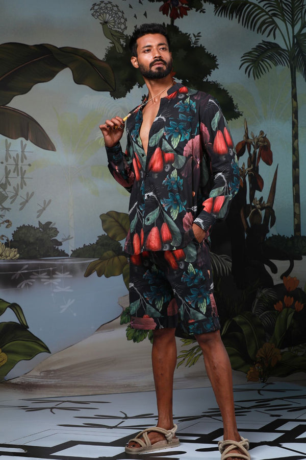 IRIS WHEAT STAND COLLAR CO-ORD  (TOP + BOTTOM)