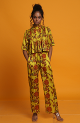 WILDFLOWER PLEATED TOP