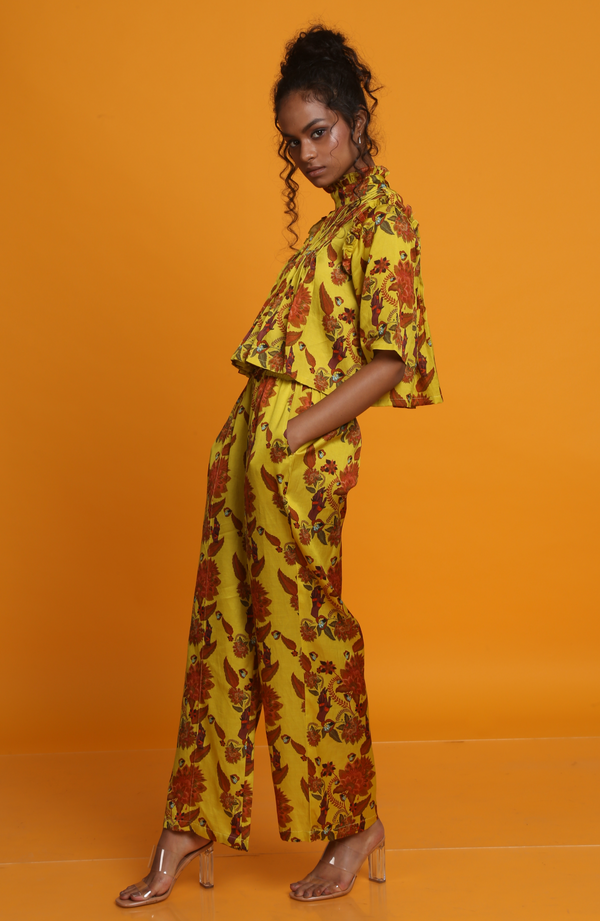 WILDFLOWER PLEATED PANT