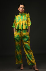 CITY CAT PLEATED TOP