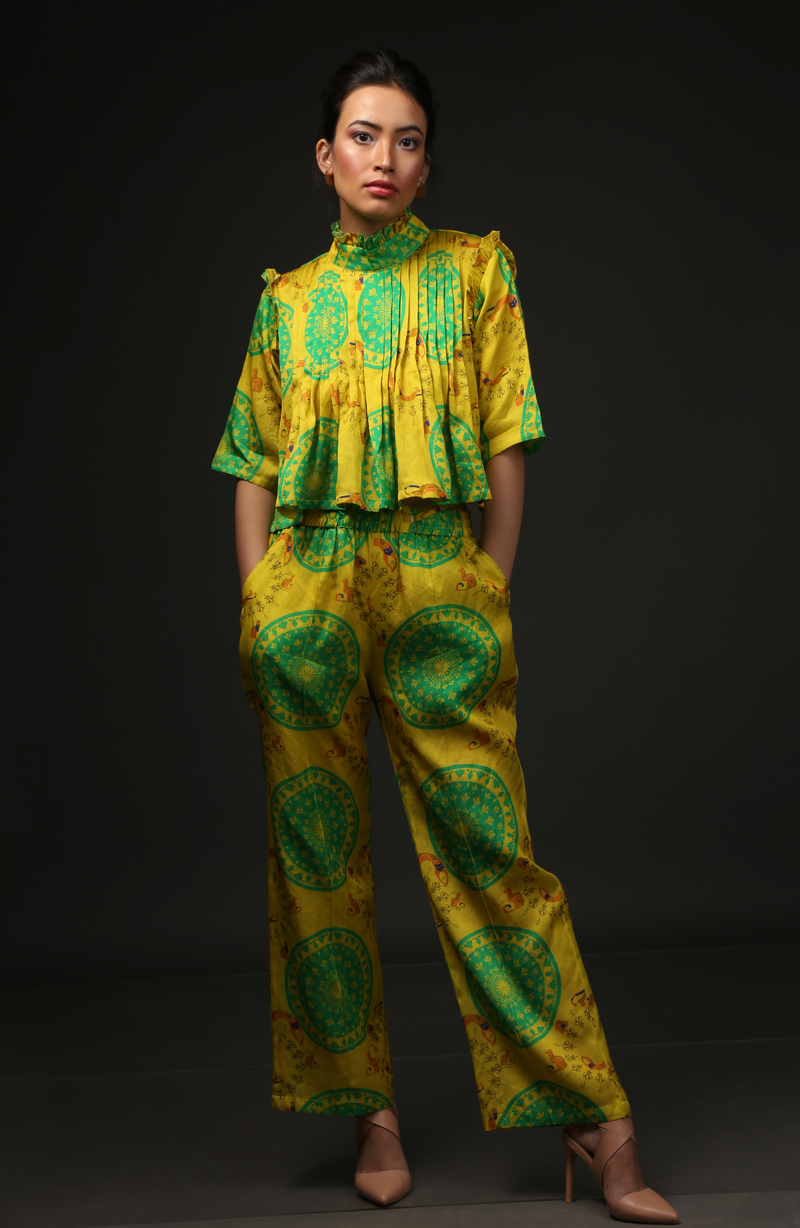 CITY CAT PLEATED TOP
