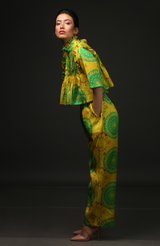 CITY CAT PLEATED TOP