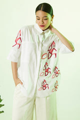 HANDCRAFTED PINK STALLION SHIRT