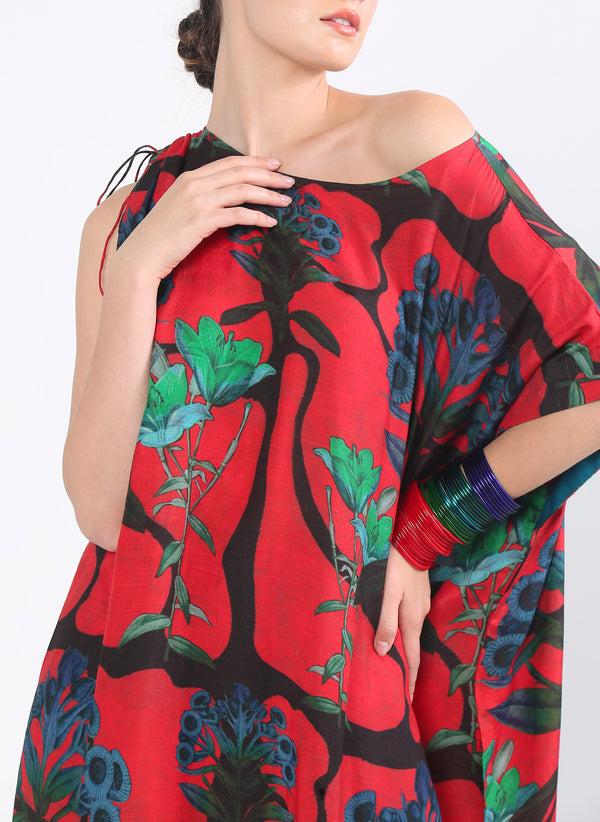 ESPELETIA TULIP OFF SHOULDER KAFTAN CO-ORD
